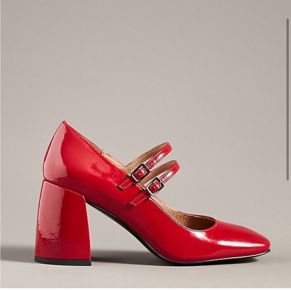Anthropologie Bibi Lou Mary Jane’s size 40